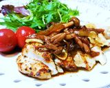 鶏胸肉のバルサミコきのこソース作り方8写真