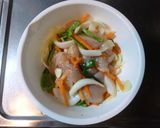 香味野菜オイル漬けで柔らか鶏胸肉のソテー作り方2写真