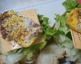 コンビーフたまごのクロワッサンサンド。作り方3写真