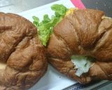コンビーフたまごのクロワッサンサンド。作り方4写真