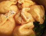 ひじき煮リメイク！巾着の煮浸し☆作り方5写真