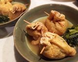 ひじき煮リメイク！巾着の煮浸し☆作り方6写真