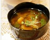 ナスとほうれん草のお味噌汁作り方4写真