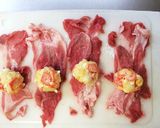 ポテサラをリメイク!豚コマで!作り方3写真