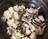 タケノコを使った春の洋風蕎麦作り方2写真