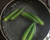 豚肉の温しゃぶとオクラのヘルシー蕎麦作り方1写真