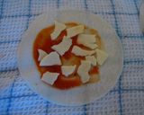 簡単おつまみ☆餃子の皮でPIZZA作り方2写真
