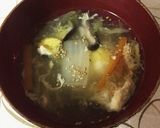 白菜の中華風しょうがスープ作り方4写真