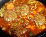 煮込みハンバーグ@人参のグラッセも♪作り方10写真