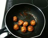 クルクル卵焼きと甘酢団子のお弁当作り方6写真