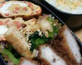 ☆小松菜おひたしカツ☆お弁当0414作り方5写真
