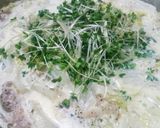 豚バラ白菜のクリーム煮♪スプラウトのせ作り方3写真