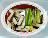 鮪のアラDeあら煮～っ!?香りゴボウ添え作り方1写真