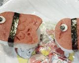 ベビーハムで鯉のぼりお握り作り方5写真