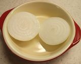 レンジで♪新玉ねぎのバジルマヨチーズ作り方2写真