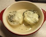 レンジで♪新玉ねぎのバジルマヨチーズ作り方8写真