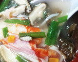 冷凍枝豆とかにかまのスープ作り方8写真