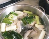コラーゲンたっぷり鶏ネギスープ★作り方2写真