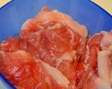 ✿豚肉と筍とトマトの大蒜醤油炒め✿作り方1写真