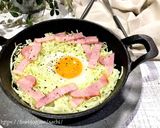 ベーコンとキャベツの巣篭もり作り方3写真