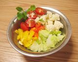 うめ茶でジャーサラダ作り方2写真