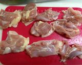 鶏肉のオリーブオイル漬　オーブン焼き作り方1写真