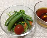 学校給食アレンジ春野菜たっぷりサラダ作り方3写真