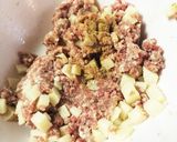 ふわり✩たけのこミンチ団子の中華卵あん作り方1写真