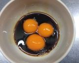 おもてなしに、冷凍卵で卵黄のお刺身作り方1写真