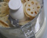 ぷりぷり海老とれんこんハンバーグ作り方1写真
