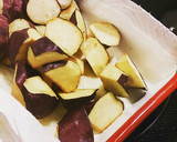 鶏肉とさつまいもとねぎの甘辛炒め作り方4写真