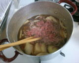 簡単♪ 筍 玉ねぎ 挽き肉の煮物！！作り方3写真