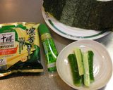 スライスチーズのかっぱ海苔巻き作り方1写真