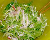シンプル★サッパリ【水菜のツナ塩サラダ】作り方2写真