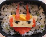 自己流キャラ弁 しゅらコマ 手順写真入り作り方4写真