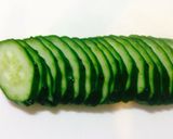 キューカンバーサンドイッチ（胡瓜）作り方1写真
