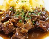 牛肉のビール煮　カルボナードフラマンド作り方13写真
