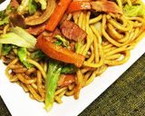 焼きそばアレンジ！ガーリックバター作り方6写真