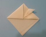 子供の日にも☆春巻きの皮でかぶとを折ろう作り方4写真