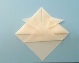 子供の日にも☆春巻きの皮でかぶとを折ろう作り方5写真
