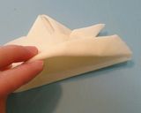 子供の日にも☆春巻きの皮でかぶとを折ろう作り方7写真