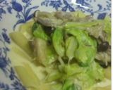 春キャベツの濃厚豆乳味噌パスタ✿ღ作り方18写真