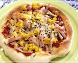フライパンで簡単☆アスパラと半熟卵のピザ作り方7写真