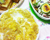 創味のつゆで簡単節約天とじ丼(天かす)作り方2写真