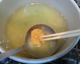 基本！乾燥わかめの味噌汁作り方6写真
