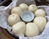 お鍋 de シウマイ&チーズちぎりパン作り方8写真