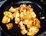 鶏胸肉のマヨ・お好み焼きソース炒め作り方5写真