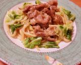 冷凍うどんで春キャベツと豚肉焼きペペロン作り方3写真