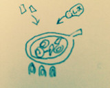 イカと豆苗の炒め物作り方4写真
