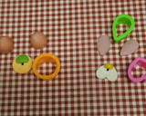 うさぎとくまのお弁当作り方3写真